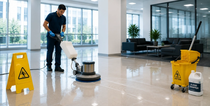 Floor Stripping & Waxing Floor Stripping & Waxing
